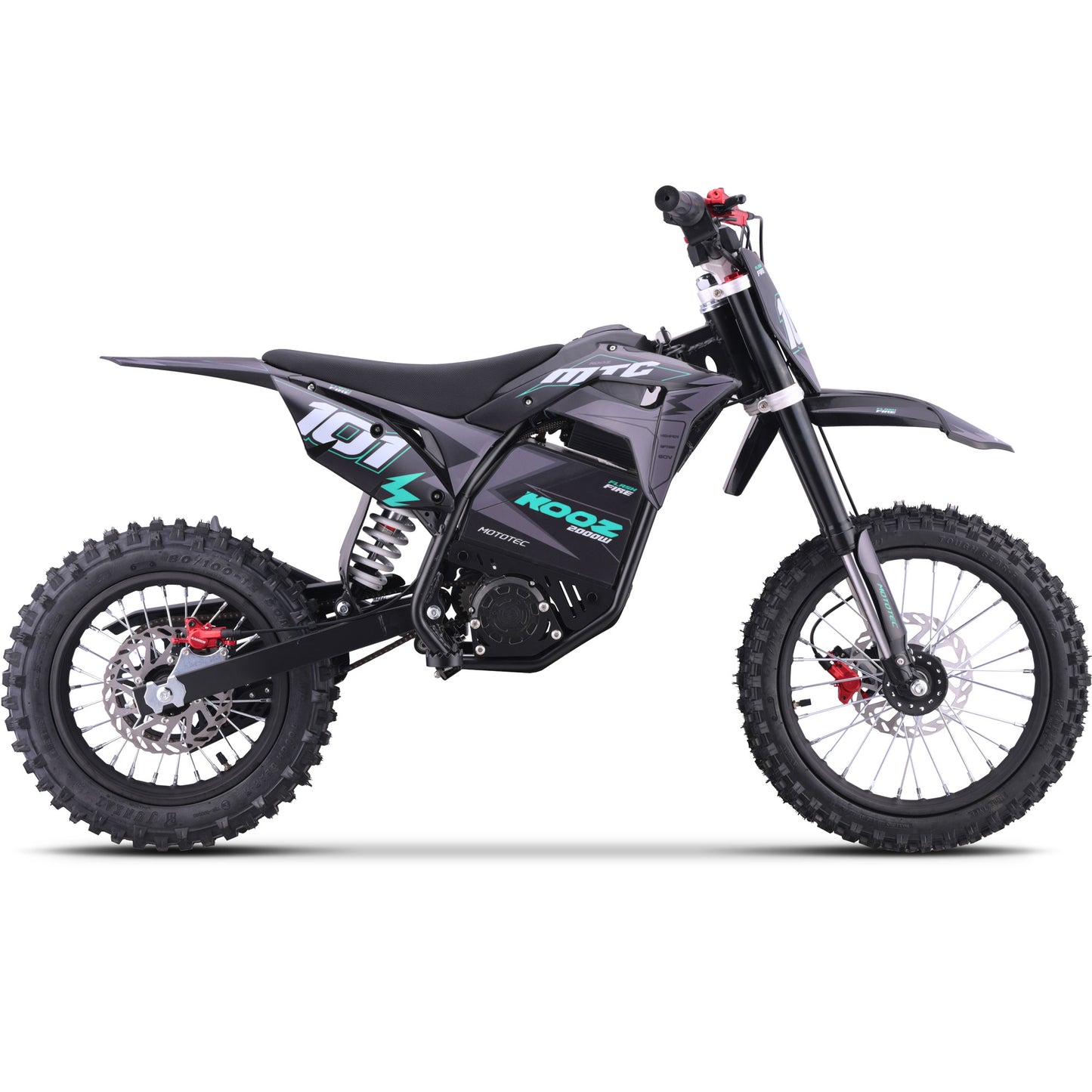 MotoTec 60v 3000w Gen 2 (Blue/Black)--More of a teal