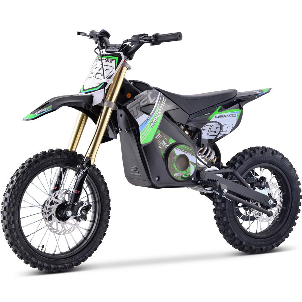 MotoTec 48v 1600w E Bike (Green)