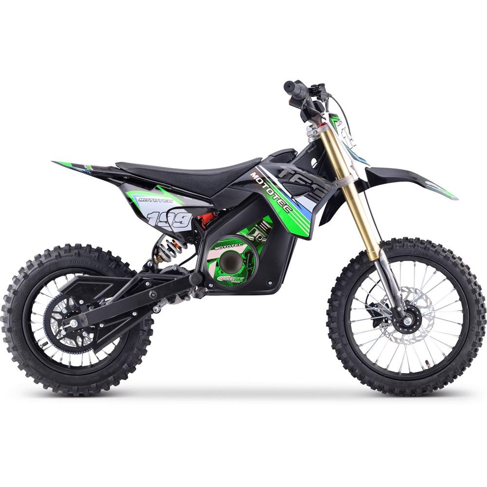 MotoTec 48v 1600w E Bike (Green)