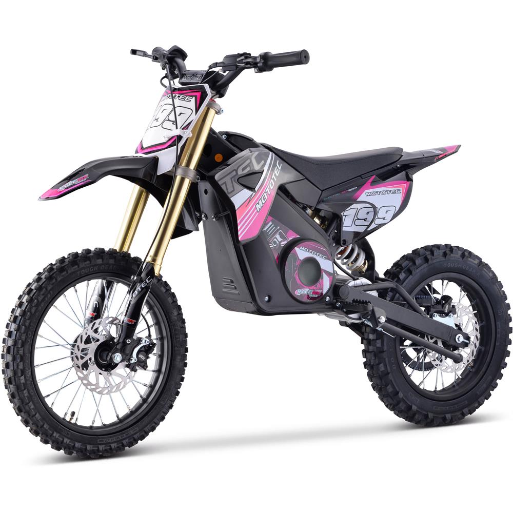 MotoTec 48v 1600w E Bike  (Pink)