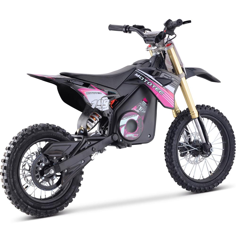 MotoTec 48v 1600w E Bike  (Pink)