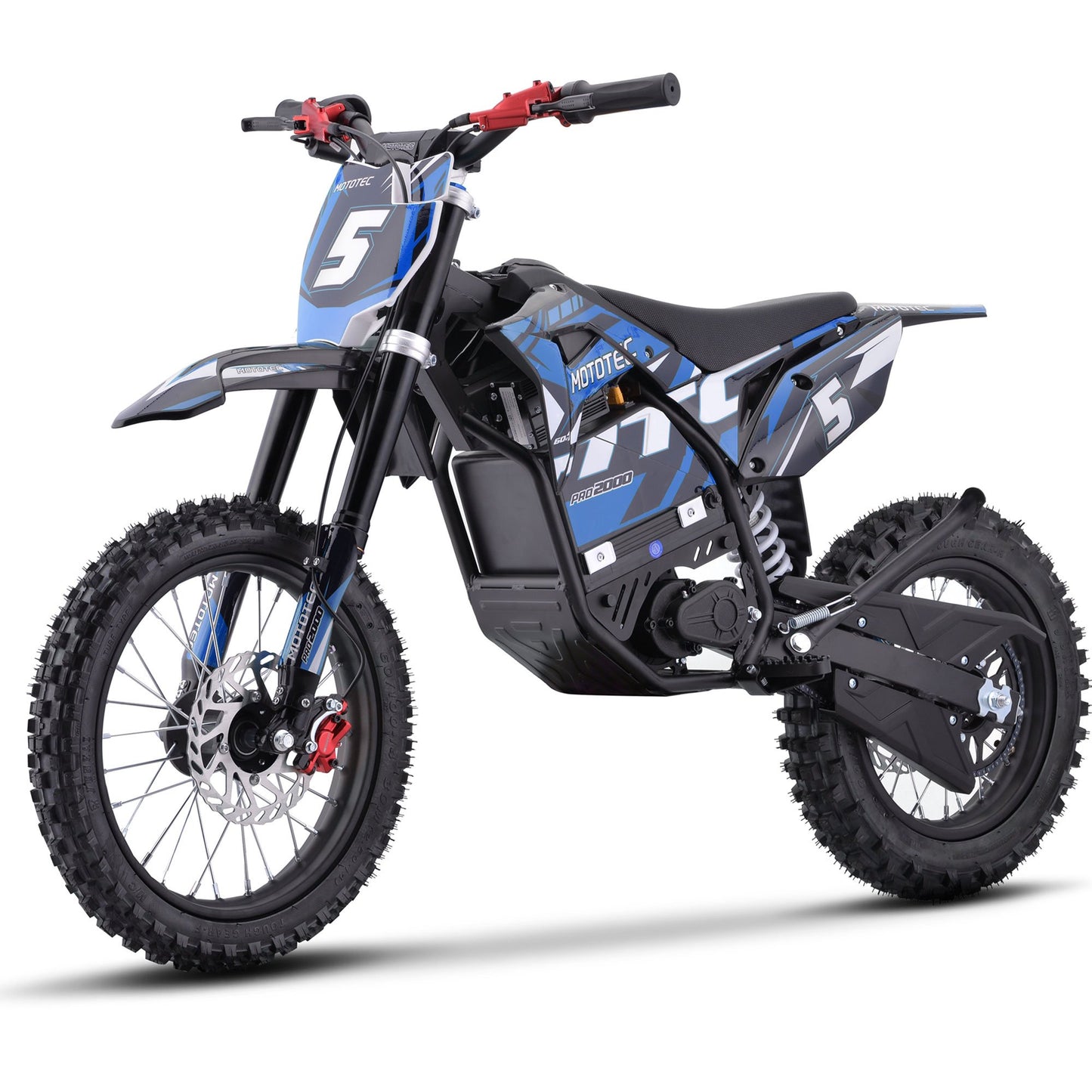 MotoTec 60v 2000w E-Bike (Blue)    *In stock on 10/26*