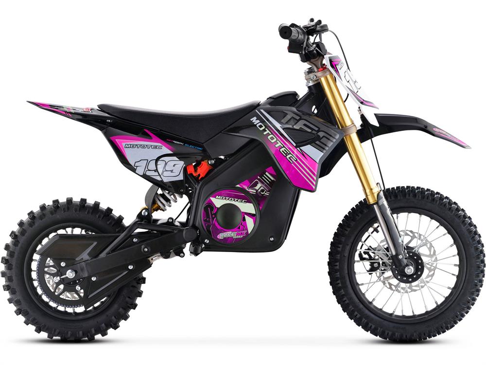 MotoTec 36v 1000w E Bike (Pink)