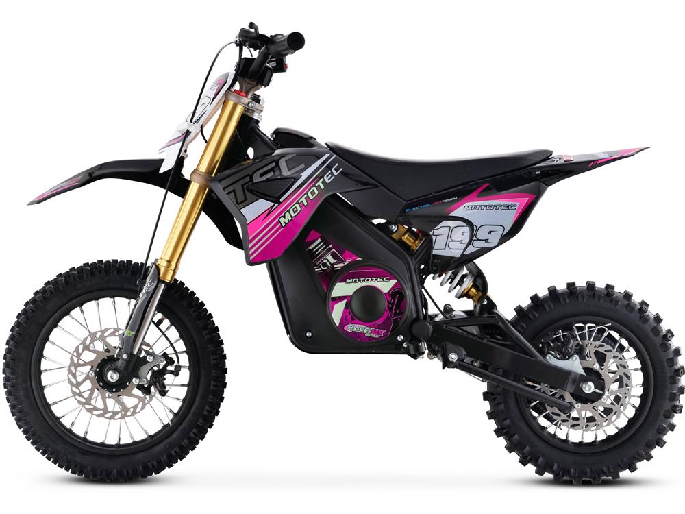 MotoTec 36v 1000w E Bike (Pink)