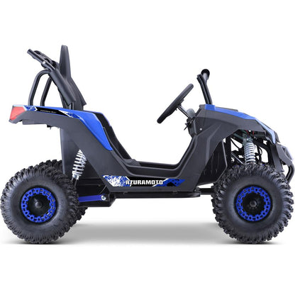 MotoTec Raider Kids UTV 48v 1200w Full Suspension (Blue)