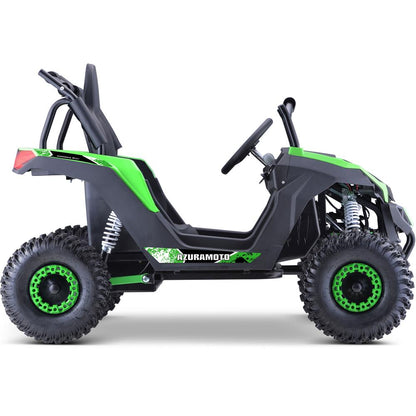 MotoTec Raider Kids UTV 48v 1200w Full Suspension (Green)