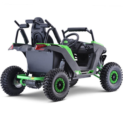 MotoTec Raider Kids UTV 48v 1200w Full Suspension (Green)