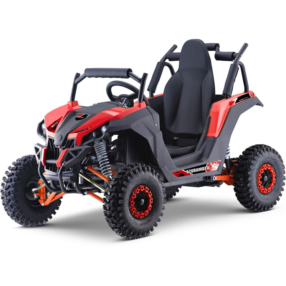 MotoTec Raider Kids UTV 48v 1200w Full Suspension (Red)