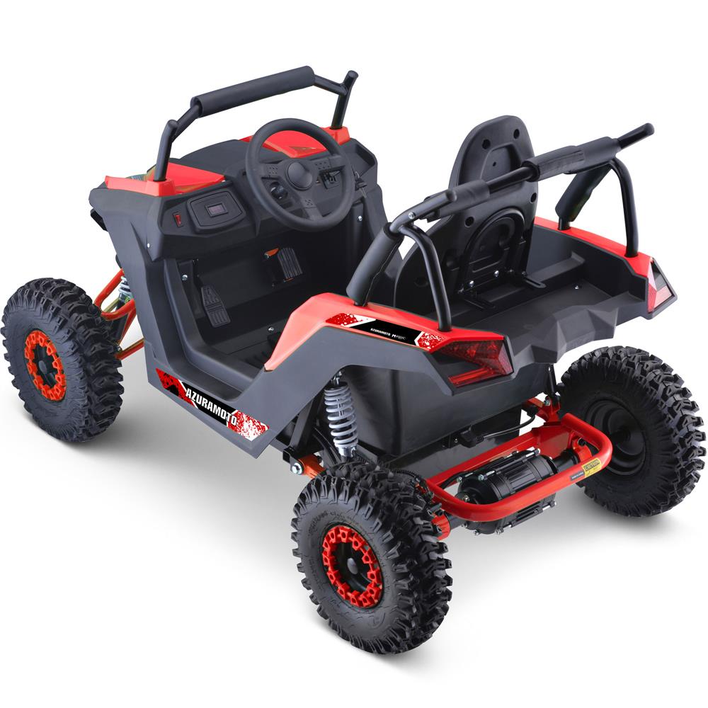 MotoTec Raider Kids UTV 48v 1200w Full Suspension (Red)