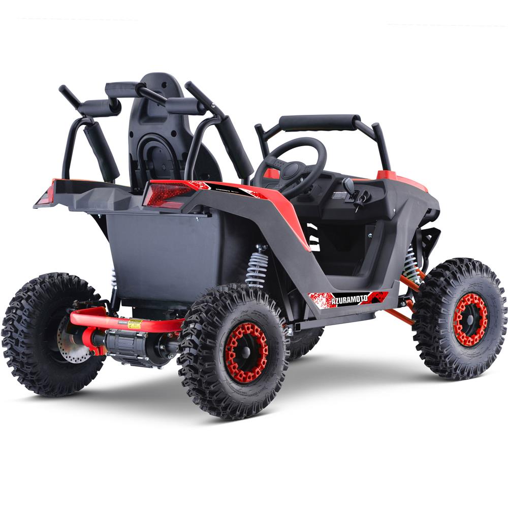 MotoTec Raider Kids UTV 48v 1200w Full Suspension (Red)